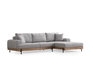 Atelier Del Sofa Eti Oak Right - Gris